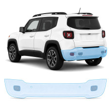 Антигравійна захисна бронеплівка за лекалами для Jeep Renegade BU 2015-2018 - задній бампер