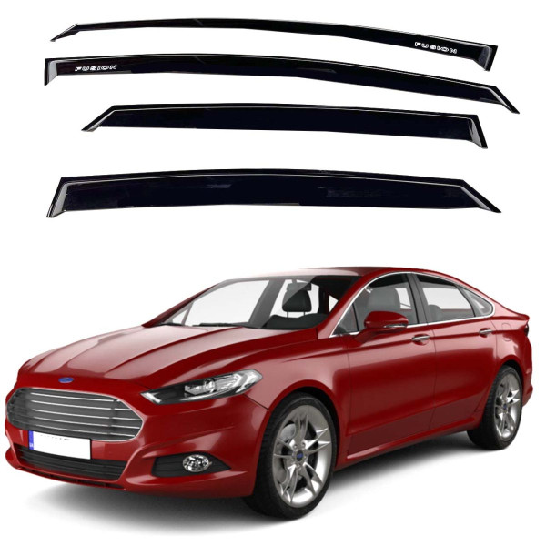 Дефлектори вікон вітровики Ford Mondeo / Fusion 2013- Voron Glass