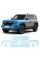 Антигравийная защитная бронепленка по лекалам для BYD Leopard 5 / Leopard 3 Fang 2024- передняя часть авто (капот бампер фары крылья)