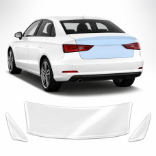Антигравійна захисна бронеплівка за лекалами для Audi A3 8V 2012-2020 - задній бампер