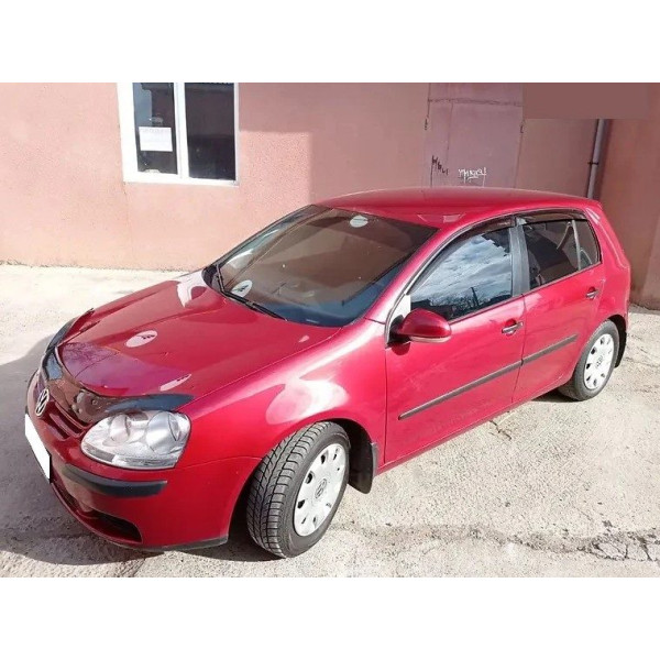 Дефлектор капота мухобійка Volkswagen Golf V 2003-2010 Voron Glass