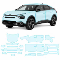 Антигравийная защитная бронепленка по лекалам для Citroen C4 / e-C4 III 2020- полный кузов
