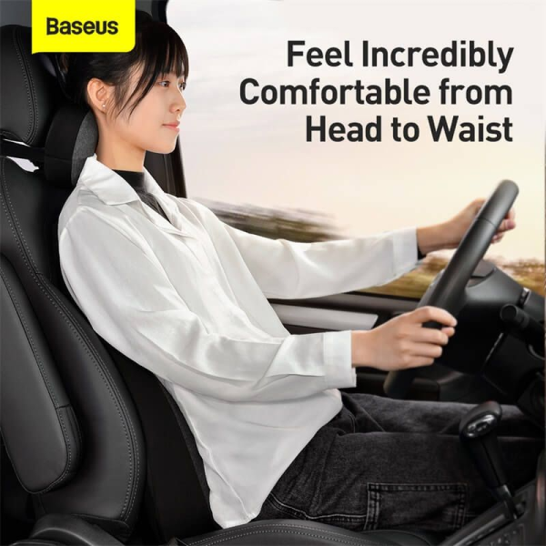 Подушка на подголовник Baseus для шеи с памятью / Floating Car Headrest 1 шт (CRTZ01-B01)