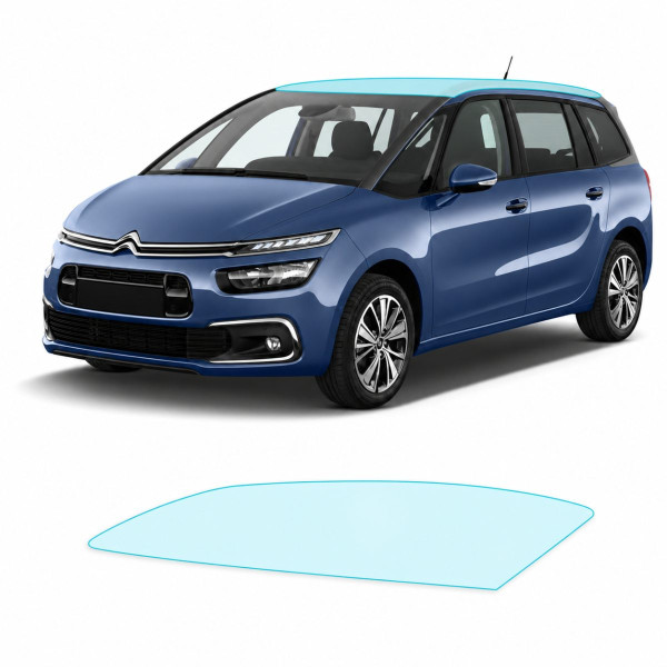 Антигравийная защитная бронепленка по лекалам для Citroen C4 Picasso (Grand C4 Picasso) II facelift 2016-2018 - зона крыши