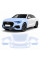 Антигравийная защитная бронепленка по лекалам для Audi Q8 4M 2018-2023 - передняя часть авто (капот бампер фары крылья)