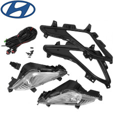 Протитуманні фари для Hyundai Elantra 2014-2016 12V 27W з проводкою (HY-691W)