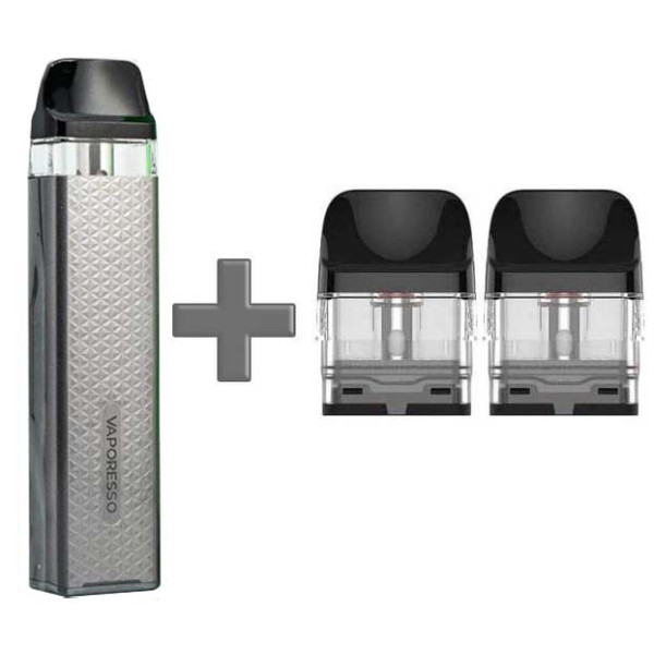 Многоразовый Pod-Набор Vaporesso Xros 3 Mini 1000mAh 2 мл (Картриджей 1 ОМ 3 шт) Space Grey Космический Серый