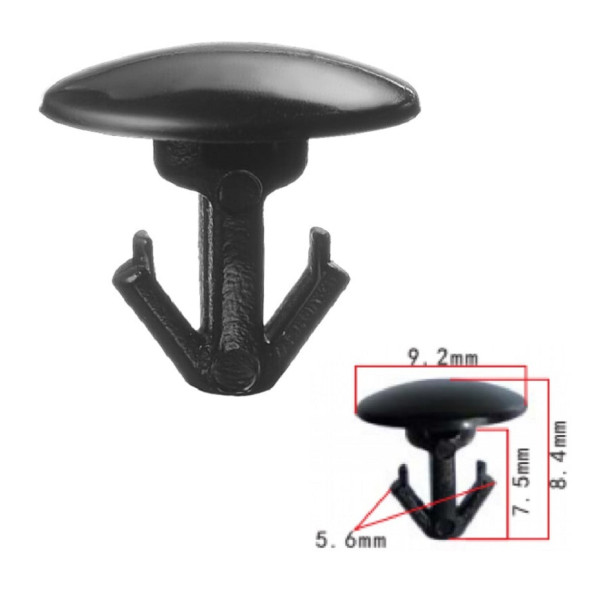 Клипса уплотнителя Nissan, Suzuki, Ford (BP4K58762, BP4K-58-762, 10700) (C1145)