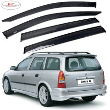 Дефлектори вікон вітровики HIC для Opel Astra G Combi 1998-2008 Оригінал (OP05-01)
