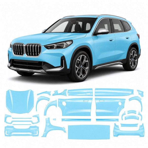Антигравійна захисна бронеплівка за лекалами для BMW X1 U11 2022- повний кузов