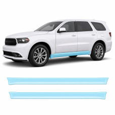 Антигравійна захисна бронеплівка за лекалами для Dodge Durango WD/WK2 2011-2020 - нижня зона кузова пороги