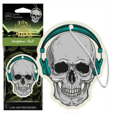 Ароматизатор для авто Aroma Car Cellulose Dia De Los Muertos Headphones Skull (83277)