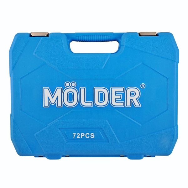 Набір інструментів для авто та дому професійний в кейсі MOLDER 72 предмета 1\2 та 1\4 Оригінал (MT60072)