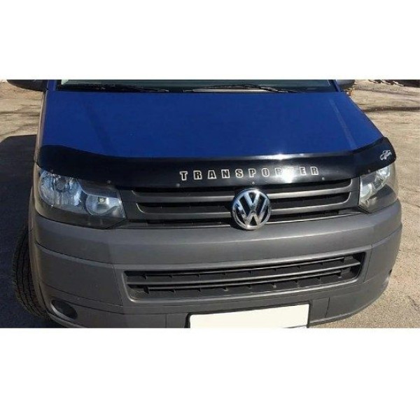 Дефлектор капота мухобойка Volkswagen T6 2016- Евро Крепление (Vip Tuning)