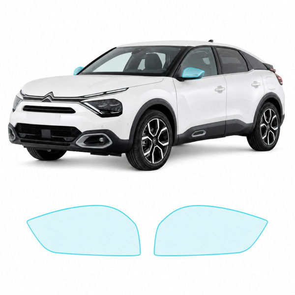 Антигравійна захисна бронеплівка за лекалами для Citroen C4 / e-C4 III 2020- дзеркала