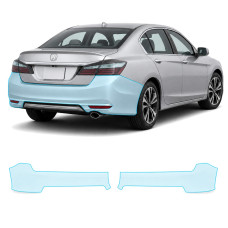Антигравійна захисна бронеплівка за лекалами для Honda Accord IX facelift 2016-2017 - задній бампер