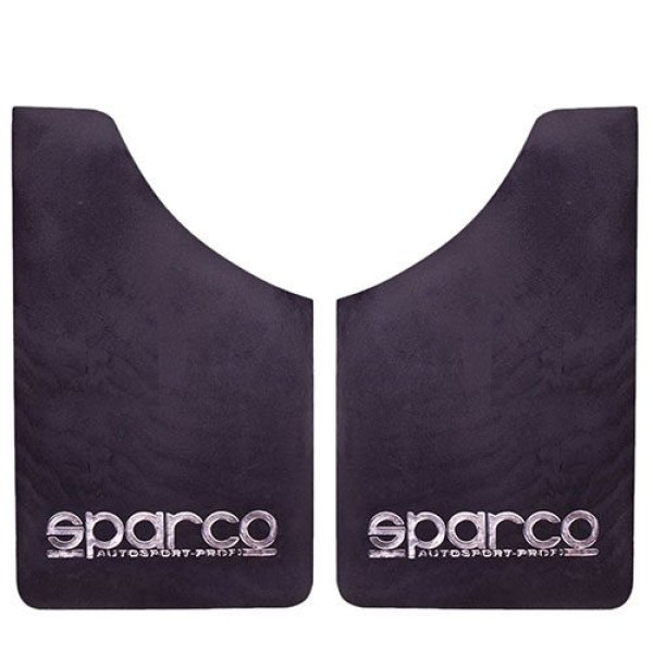 Брызговики малые черные SPARCO 360х220 мм твердые 4 шт