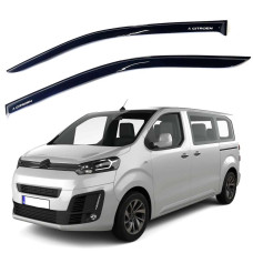 Дефлекторы окон ветровики для Citroen Spacetourer 2017- Скотч 3M Voron Glass