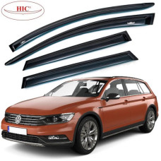 Дефлектори вікон вітровики HIC для Volkswagen Passat B8 2015- універсал Оригінал (VW54)