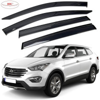 Дефлектори вікон вітровики HIC для Hyundai Santa Fe 2012-2018 Оригінал (HY38)