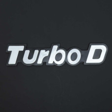 Емблема напис Turbo D 190 x 40 мм