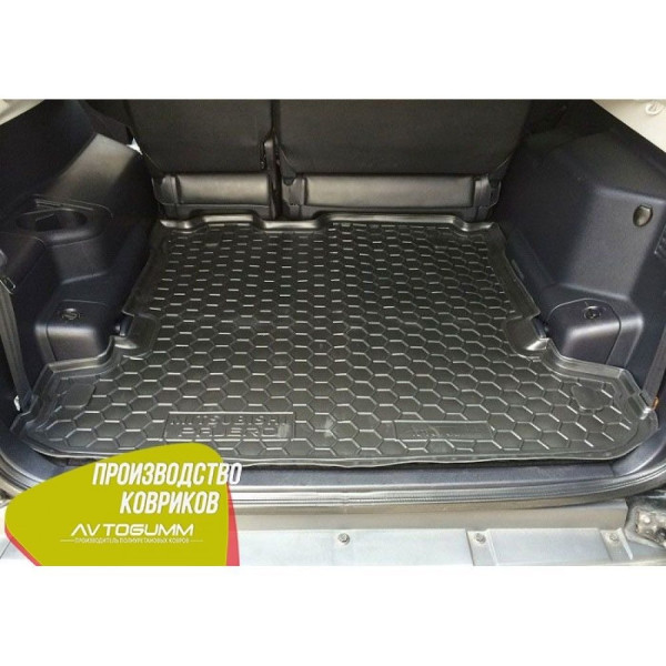 Автомобильный коврик в багажник Mitsubishi Pajero Wagon 3/4 99-/07- / Резиновый (Avto-Gumm)
