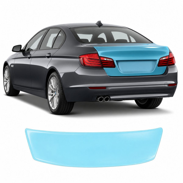 Антигравийная защитная бронепленка по лекалам для BMW 5 Series F10 2010-2013 - зона крышки багажника