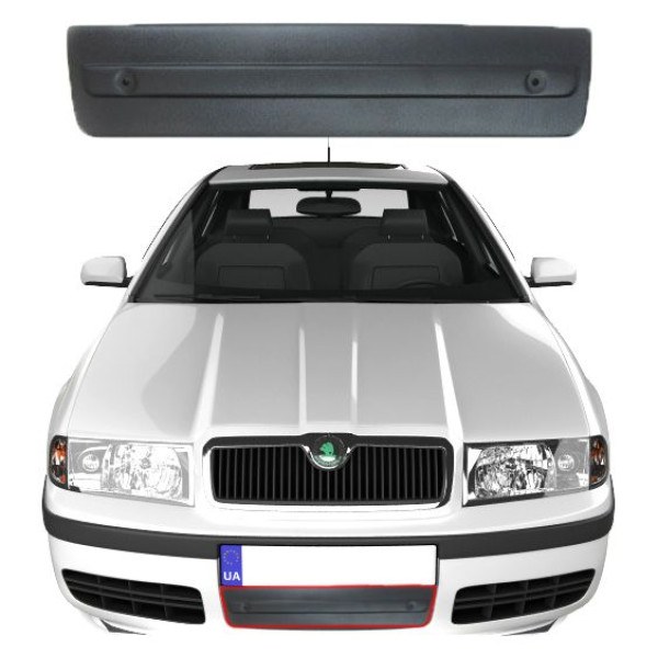 Зимняя накладка на бампер Skoda Octavia A4 Tour 00-12 Матовая FLY