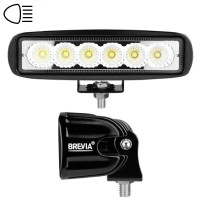 LED фара Brevia Sport 10-30V 18W 1320 Lm Дальний світло Алюмінієвий корпус (10611SX1)