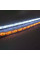 Дневные ходовые огни ДХО гибкие 12v / 60 см / с бегущим поворотом / 16 Кристалов / Белые 2 шт