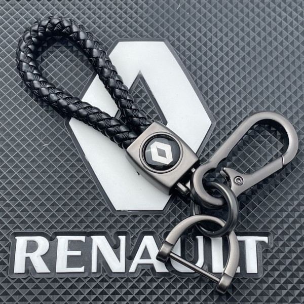 Автонабір №8 для Renault Плетений брелок з карабіном та чохол для автоключів