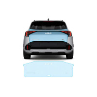 Антигравийная защитная бронепленка по лекалам для Kia Sportage NQ5 facelift 2025 - зона крышки багажника