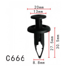 Кліпса розпірні Toyota (9046709127, 90467-09127, 9046709189, 90467-09189, 11155) (C666)