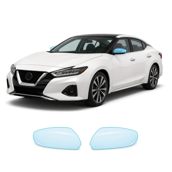Антигравийная защитная бронепленка по лекалам для Nissan Maxima A36 facelift 2019-2023 - зеркала