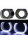 LED Маска Ангельські очі 2.5" D64 12V 6000K BMW Білий Світло R6-L 2 шт
