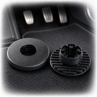 Кліпса для килимків в салон VLV для Mazda Volvo Чорна 1 шт (FIX0036 FIX0037)