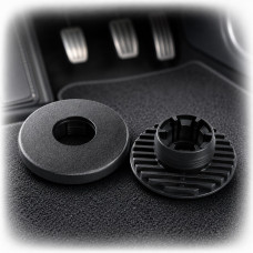 Кліпса для килимків в салон VLV для Mazda Volvo Чорна 1 шт (FIX0036 FIX0037)