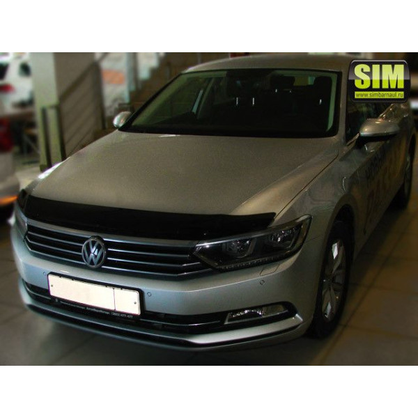 Дефлектор капоту мухобійка Volkswagen PASSAT В8 2015-