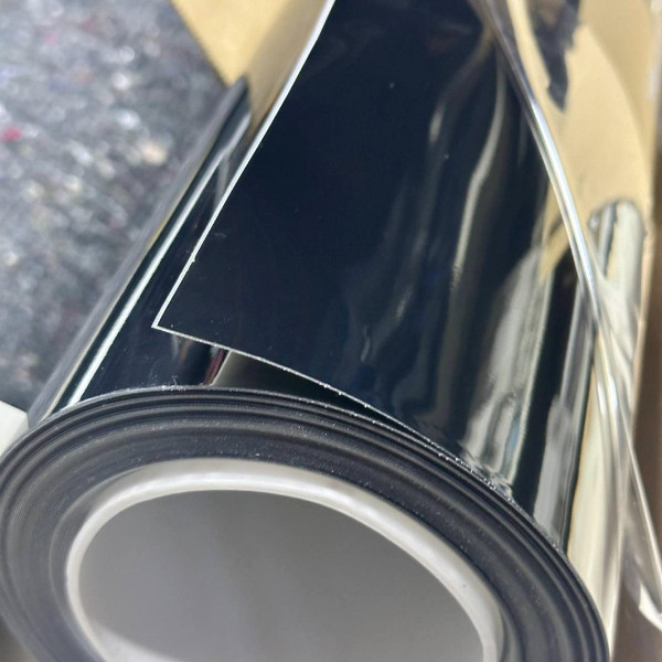 Автомобільна вінілова плівка ПВХ Chrome Mirror Black Суперглянець 1.52 Метра х 1 Метр 160 мікрон (CL-SCM-01P)