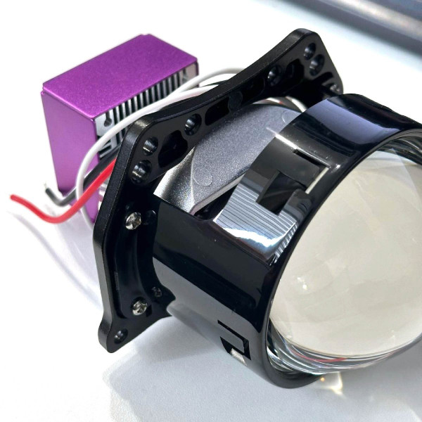 Автомобильные BI-LED линзы D3" дюйма D76 мм A2 65 / 75Вт 5500К 2 шт
