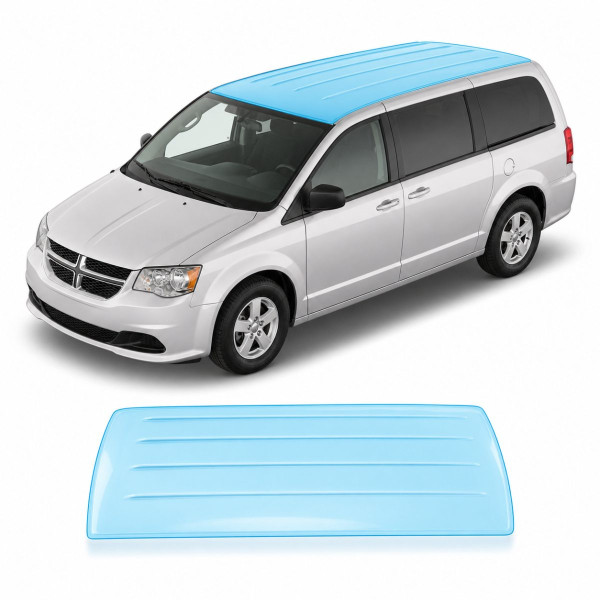 Антигравийная защитная бронепленка по лекалам для Dodge Grand Caravan V 2008-2020 - зона крыши