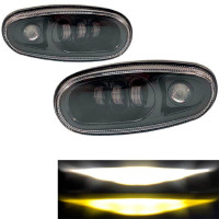 Противотуманные фары LED Daewoo Lanos 45W RL Линзованные Алюминиевый корпус IP67