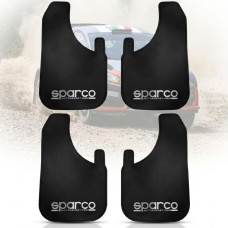 Бризковики великі чорні 4 шт Sparco 450х280- з вирізом (гумно-пласт)