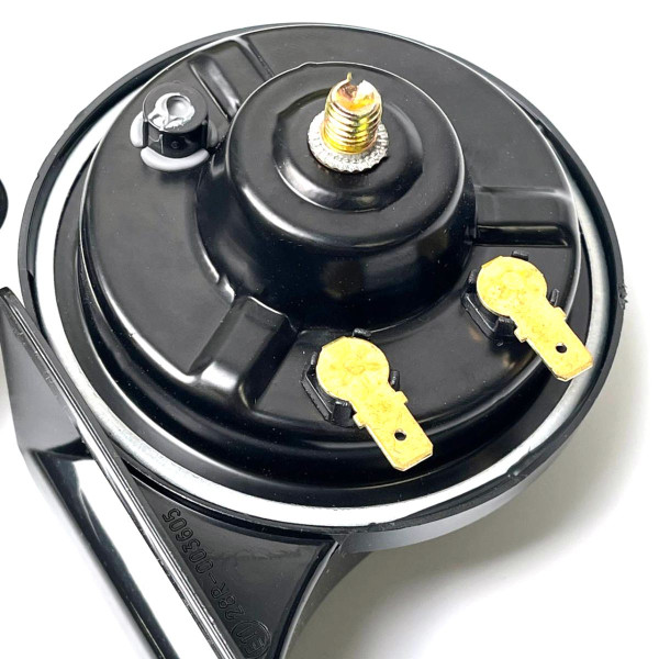 Сигнал автомобильный Elegant Волга 12V улитка 115 мм Черный (100791)