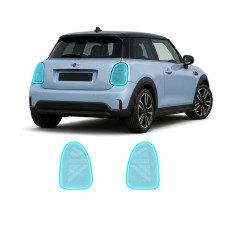 Антигравийная защитная бронепленка по лекалам для Mini Cooper F66 2024- задние фонари стопы