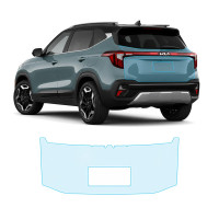 Антигравійна захисна бронеплівка за лекалами для Kia Seltos SP2 facelift 2023- зона кришки багажника