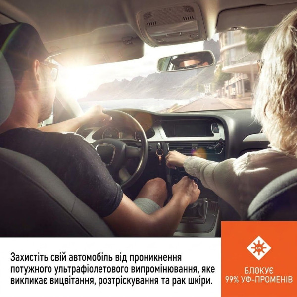Керамическая Тонировочная пленка VLT 35% IR 95% UV 100% Ширина 50 см Длинна 1 Метр Атермальная (NC50100)
