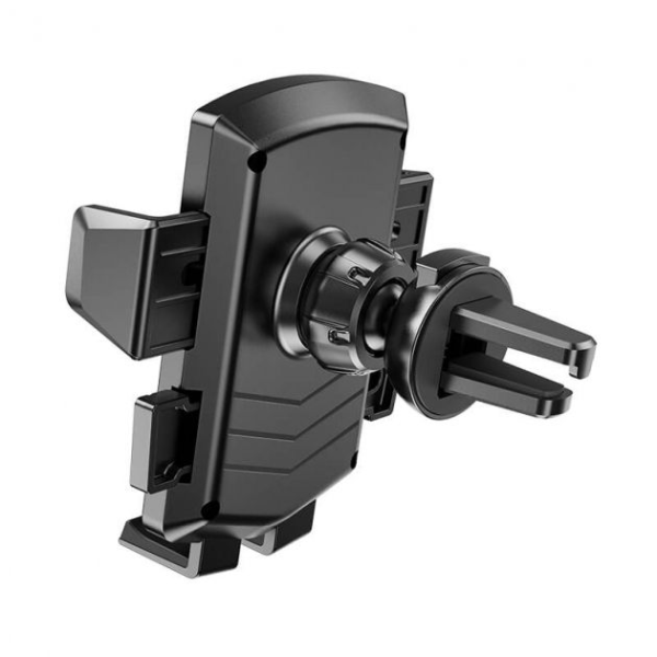 Автодержатель для телефона зажим под тяжестью HOCO CA86 Black