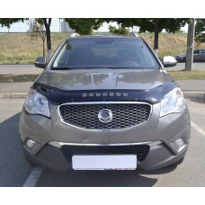 Дефлектор капота мухобойка Ssang Yong Korando 2010-2013
