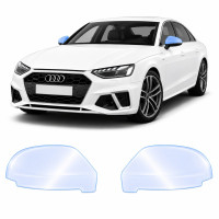 Антигравийная защитная бронепленка по лекалам для Audi A4 B9 facelift 2020-2025 - зеркала